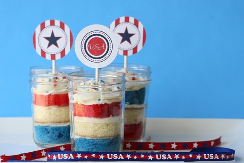 fourth of july cupcakes recipes. 4th of July Cupcakes in a