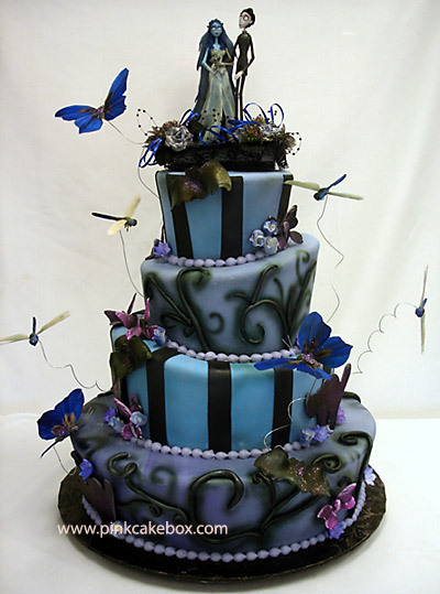 Tim Burton&#8217;s Corpse Bride cake