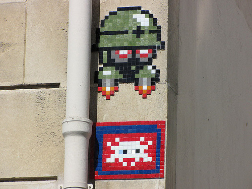 Space Invader PA 852 feat a new kind of copycat by tofz4u 