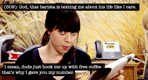 TAGGED AS april ludgate aubrey plaza parks and rec texts from last night