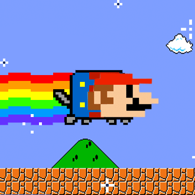 bitedaily:

It’s-a me, nyan cat!
(via Dorkly and HALOLZ)