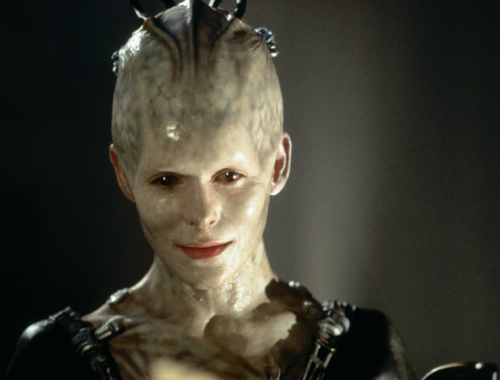 niteflight Alice Krige in Star Trek First Contact 1996 
