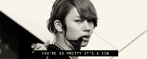 amphaetaemin:

 

because this line suits you very well ;) happy birthday, heenim! &lt;3

 