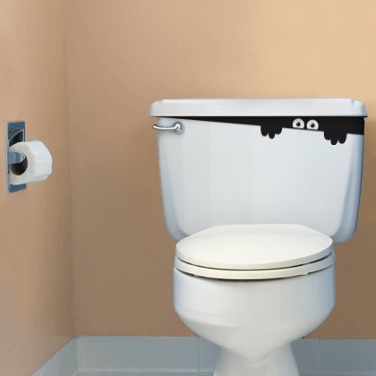 Toilet Monster Decal