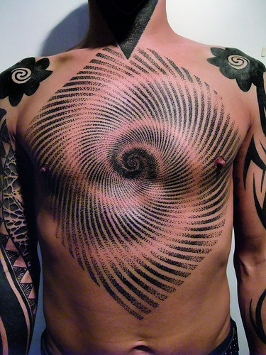 fuckyeahblackwork Black Tattoo Art Tattoo by Xed Lehead by Needles and 