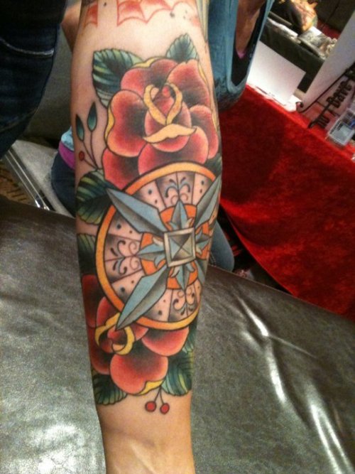 Tagged Hagerstown Maryland Dave Kruseman compass compass rose tattoos
