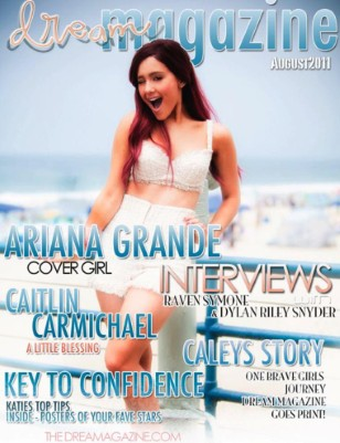 Ariana Grande on the cover of Dream Magazine You can purchase the magazine 