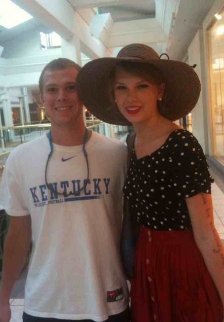 tswiftquotes:  So this is Taylor’s big hat she bought… Which is big. ;)