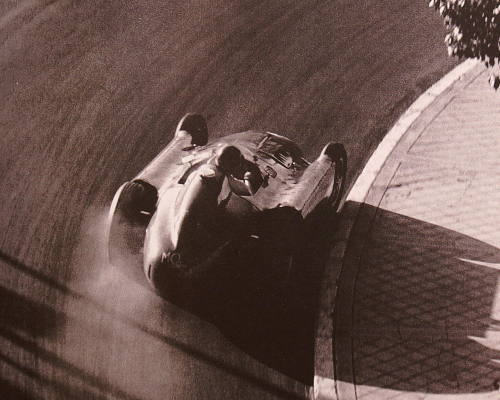 Alberto Ascari LanciaFerrari D50 Monaco 1955