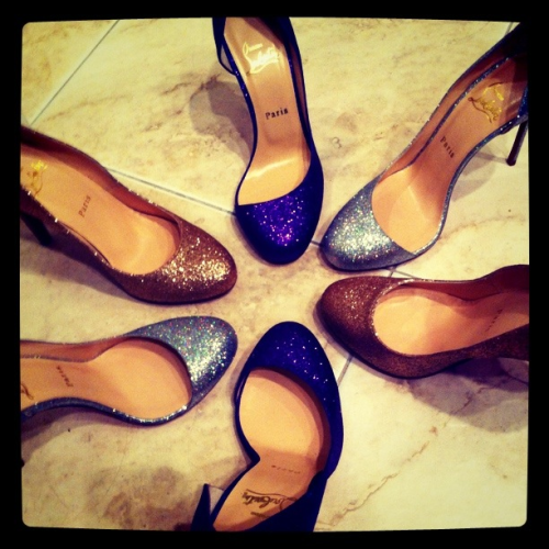 A lustful collection of glittering Loubs..