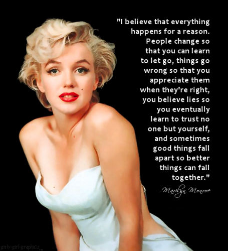 tagged: marilyn monroe, quotes, sayings,