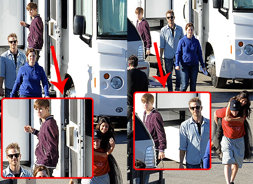 
Justin Bieber behind the scene shooting music video Selena Gomez Who Says
