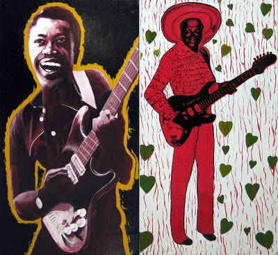  : voodoo funk african store sign art