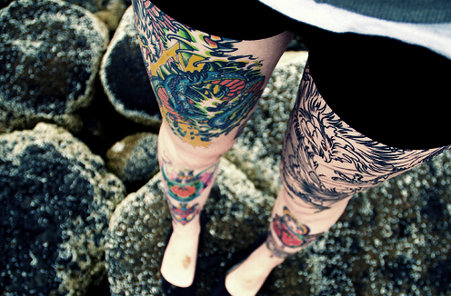 tags tattoo tattoos legs