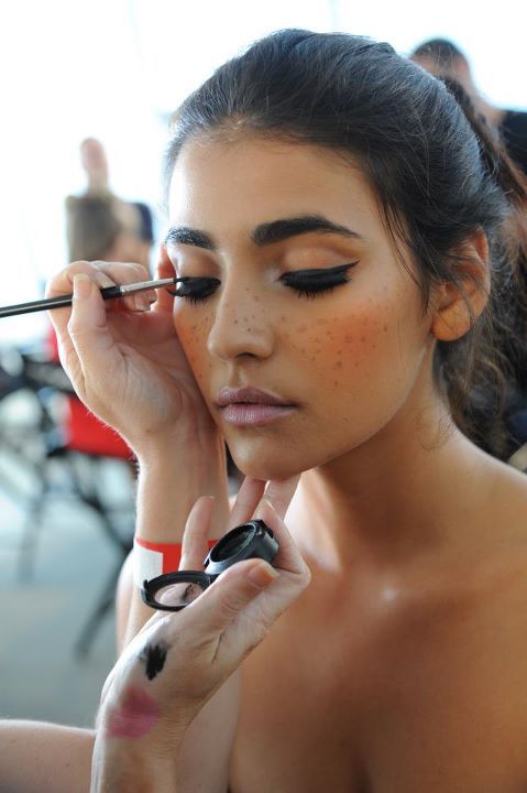 ozfatshion this is too divine mac backstage at nyfw taken for their fb page