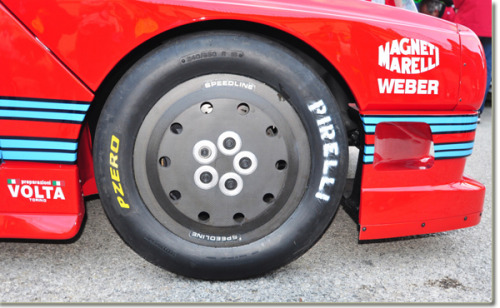 Lancia ECV Wheels moulded by Speedline These wheels were all composite 