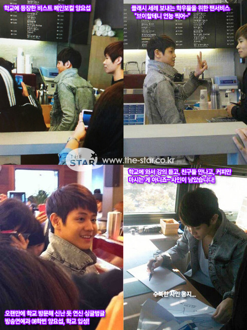 [PIC] BEAST Yo Seob pays his Professor-In-Charge a visit at Dong-Ah Institute of Media and Arts (111018) ^^

Source; The Star Chosun via (beastout)