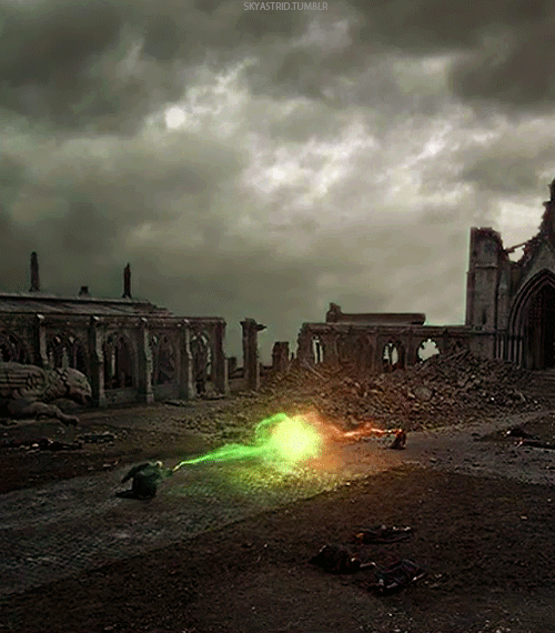  Deathly Hallows 2 Harry Potter Voldemort Hogwarts the final battle 
