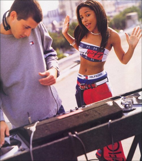 aaliyah for tommy hilfiger
