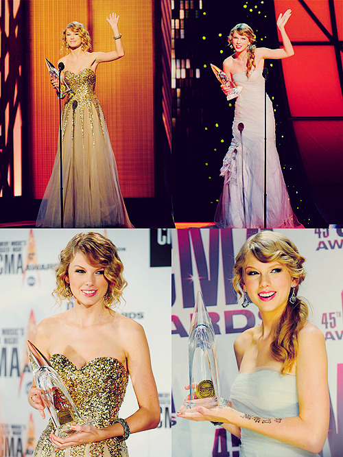 
Taylor Swift, entertainer of the year (2009 - 2011)
 
