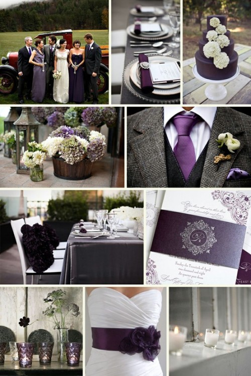 Filed under purple wedding purple wedding color scheme bride wedding day