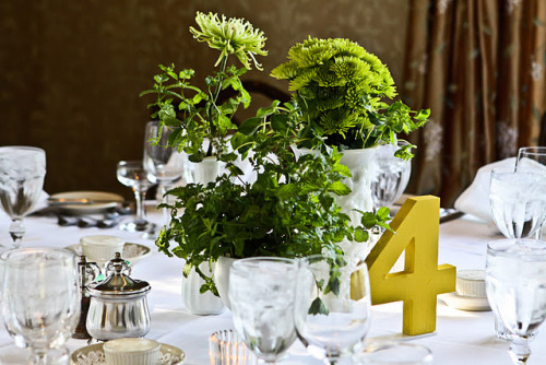 DIY Wooden Table Numbers For Your Wedding Reception