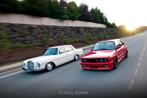 tagged as stance lowered car stanceworks stanced bmw merc mercedes