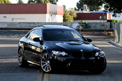 Black BMW M3 E92 with blackout kidney grills Photo by Jeff f Comments