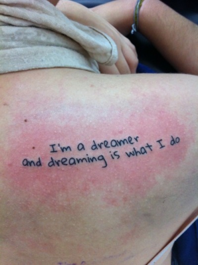 this tattoo quotes McFly8217