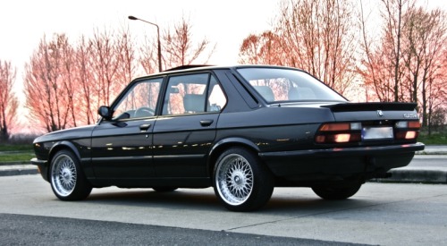 Diamond Black BMW 525e E28 on BBS Wheels via 5post Comments