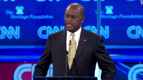Cain: Wife didn’t know about friendship with latest accuser (CNN) 
Presidential hopeful Herman Cain told a newspaper Thursday that he never told his wife about another woman he befriended 13 years ago and helped out financially. In an editorial board meeting with the New Hampshire Union Leader, Cain said he repeatedly gave Ginger White money to help her with “month-to-month bills and expenses.” However, he denied a sexual affair, as White alleges. Cain also said he was considering dropping out of the race, but for now was continuing to meet all campaign commitments. The statement in the videotaped interview was his most definitive to date that he might end his campaign.
(via Cain:CNN.com)