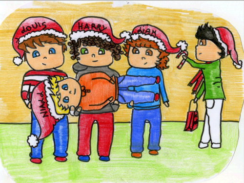 itsbiebersperry1d:

Merry Christmas&#160;: From One Direction!

