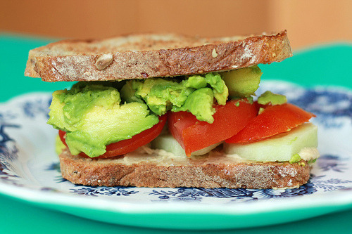 
Toasted Avocado and Tomato Sandwich


I&#8217;m making this right now minus the tomatoes adding cucumbers.