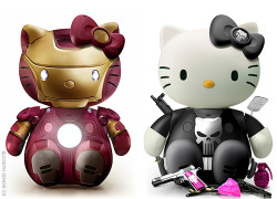 Iron Man & Punisher Hello Kitty