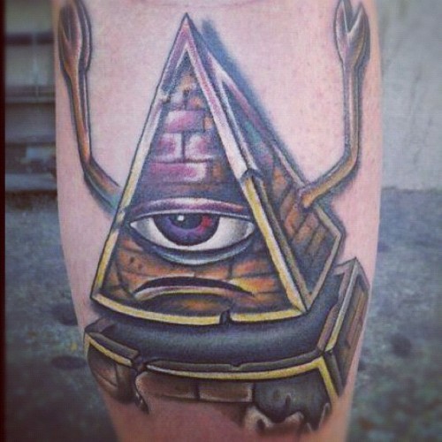 Illuminati Pyramid Killuminati Toymachine Tattoo Taken with instagram 