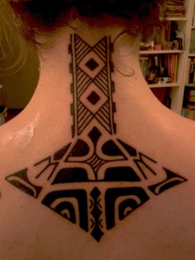 fuckyeahtattoos This was my second tattoo It's a Polynesian design by the