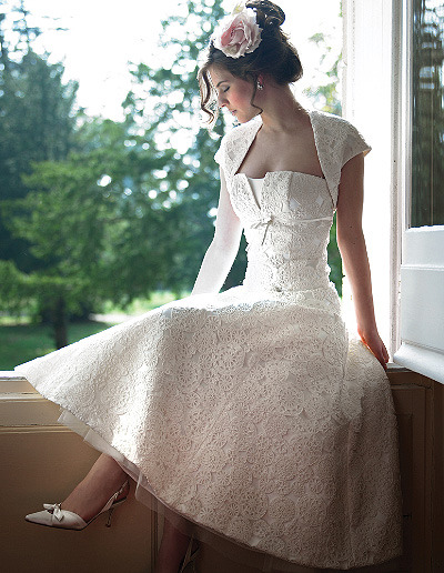 Retro 50 39s Wedding Dress found this on the net Credit please 
