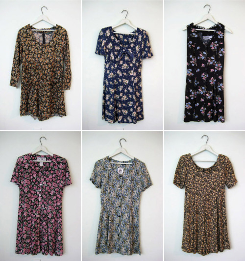 Dresses with floral prints