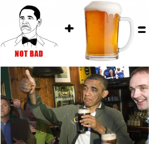 Not Bad + Cerveza  MemeAdictos.ORG Memes Latinos