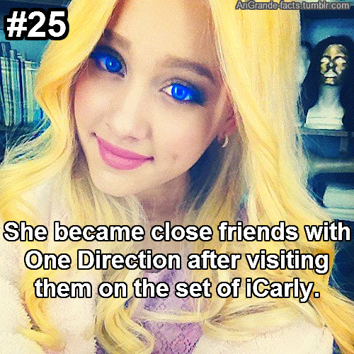  Ariana Grande Ariana Fact One Direction iCarly Victorious numbah 25