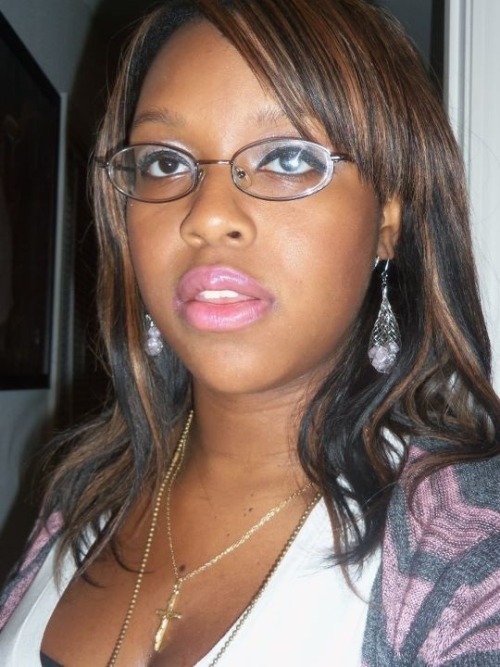 Tagged ebony lips black lipstick glasses nerd emo blowjob 