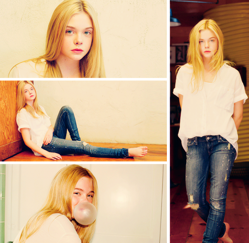  Elle Fanning Photoshoots | by Theo Wenner (2010) 