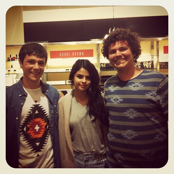 Selena Gomez with fans - April 12