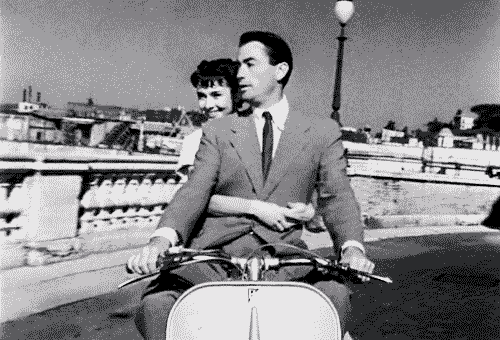 Roman Holiday with Audrey Hepburn and Gregory Peck 