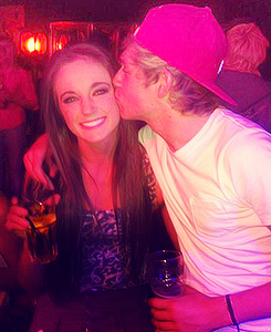 Niall, 18, has been snapped in a number of flirty poses with Ali,