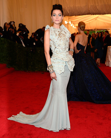 Jessica Stam wearing Dior
Met Gala 2012