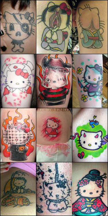 Hello Kitty Tattoo's The Good The Bad and The Ugly hello kitty tattoo