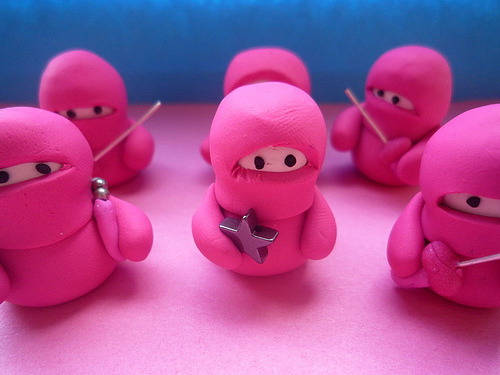 Pink Ninjas! (by Lilley1) 