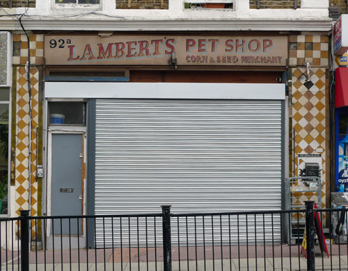 Lamberts Pet Shop, Chatswoth Road