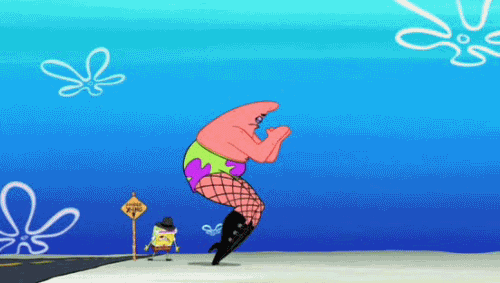 randomness-is-epic: Patrick Star sure is talented :D 